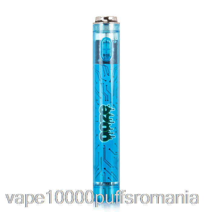 Vape Romania Ooze Slim 400mah Clear 510 Baterie Vape Albastru Safir